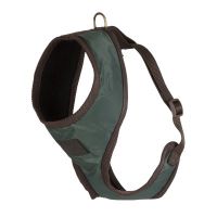 DIGBY AND FOX HERITAGE DOG HARNESS  FOREST GREEN