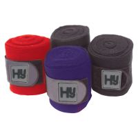 HY STABLE BANDAGES BLACK 4 PACK